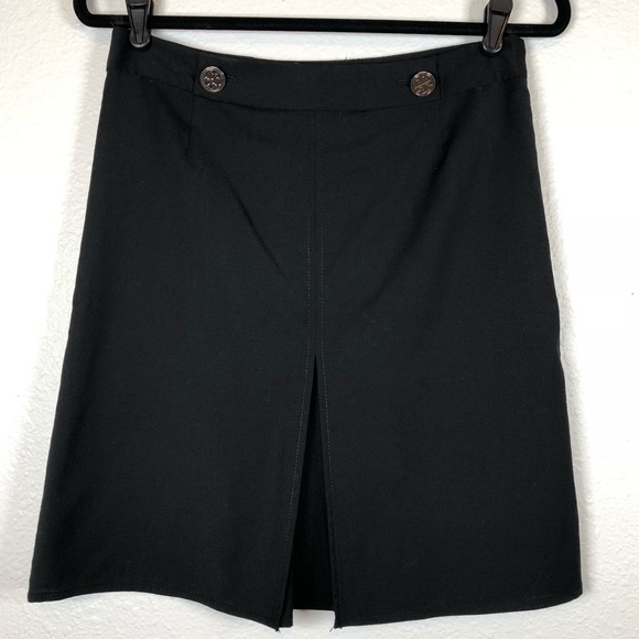Tory Burch Dresses & Skirts - Tory Burch black wool spandex stretchy skirt 4